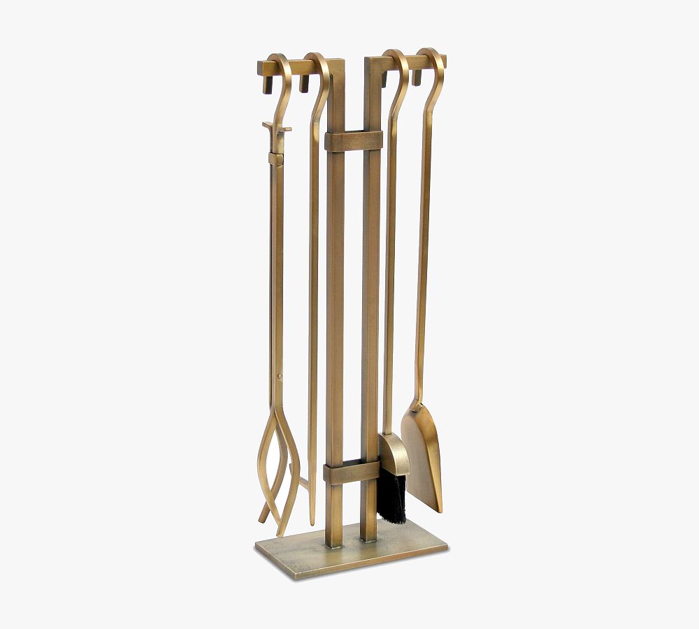 Sinclair Fireplace Tools, Set of 4 | Pottery Barn