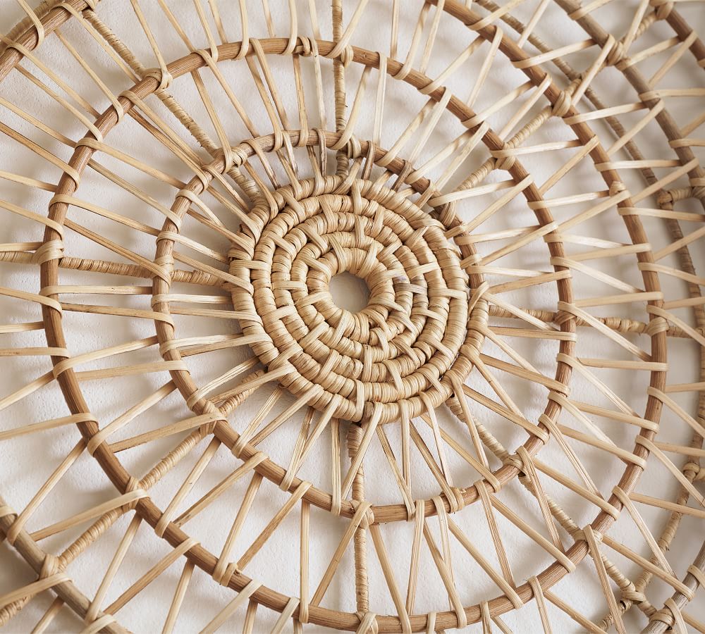 Handwoven Assorted Baskets Wall Art Set of 6 Pottery Barn