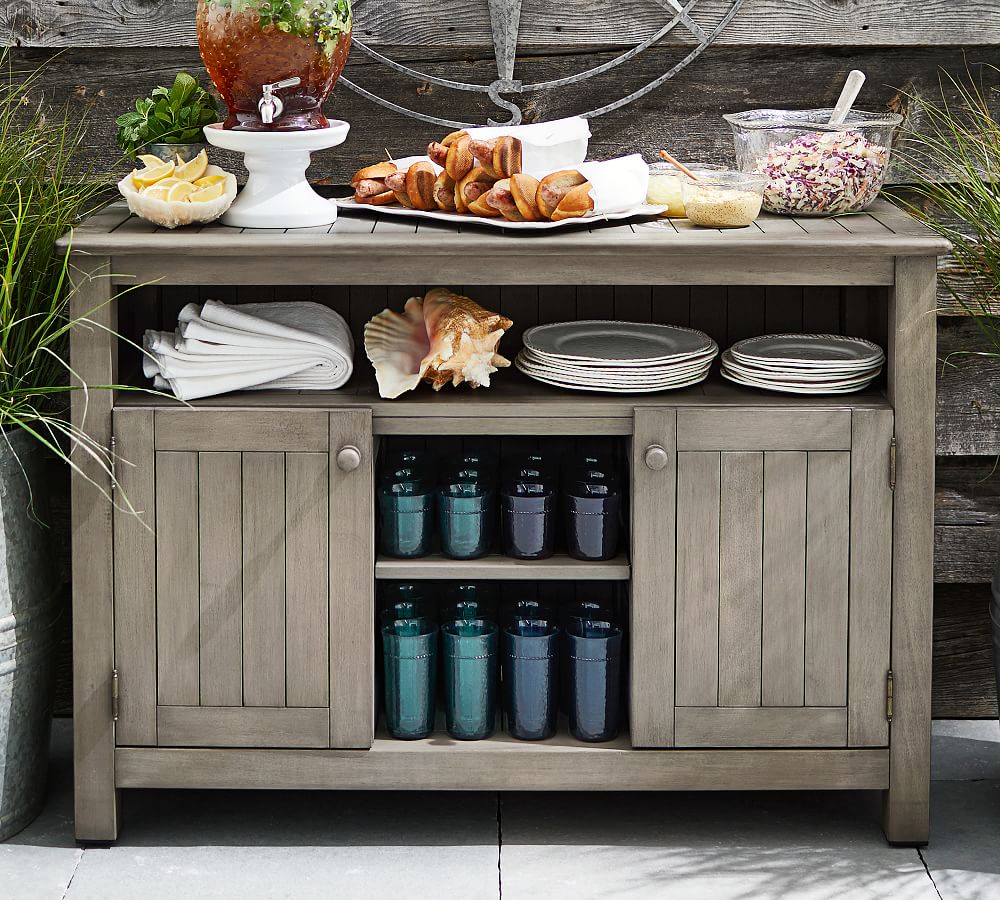 pottery barn outdoor buffet