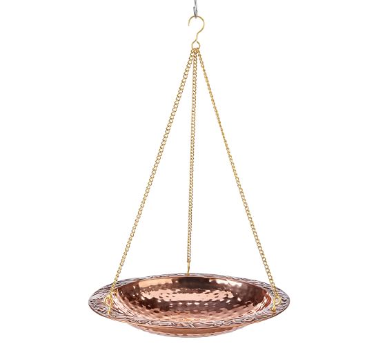 Hanging Copper Bird Bath Pottery Barn