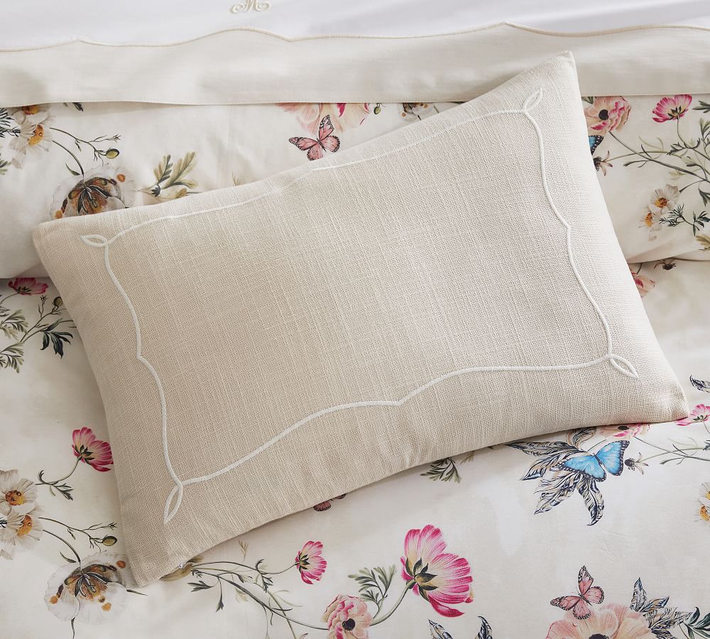 Monique Lhuillier Daphne Boudoir Personalized Pillow Cover Pottery Barn