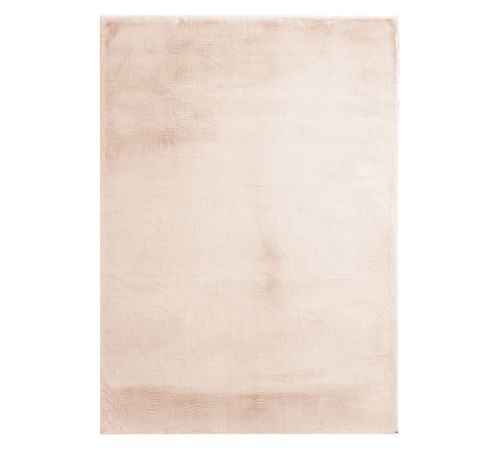 Faux Rabbit Fur Rug Pottery Barn