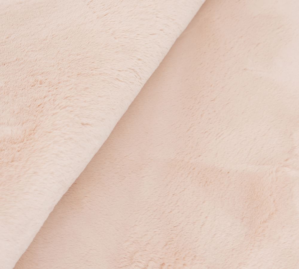 Faux Rabbit Fur Rug Pottery Barn