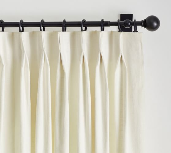 emery linen pinch pleat curtain
