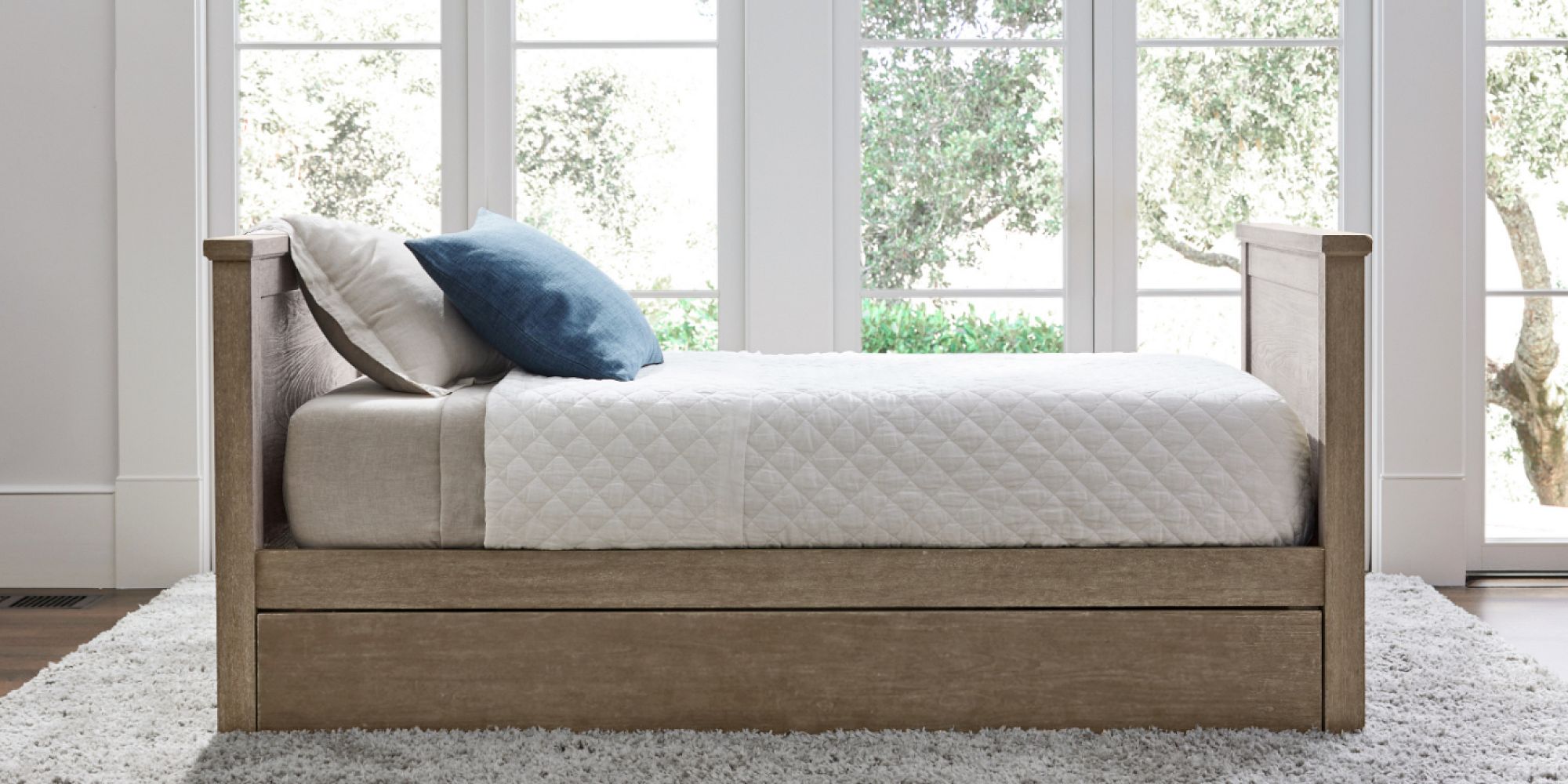 Farmhouse Daybed with Trundle Pottery Barn