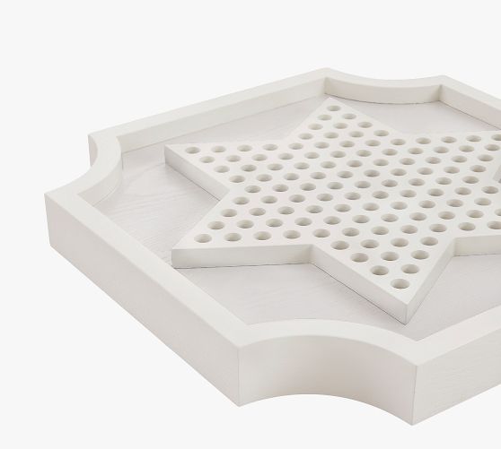 Oversized Wooden Chinese Checkers Game Pottery Barn