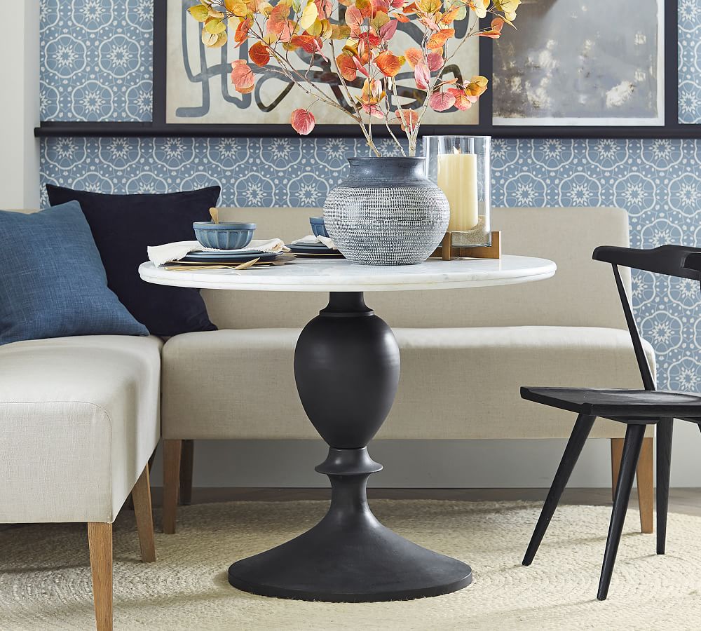 modern round dining table