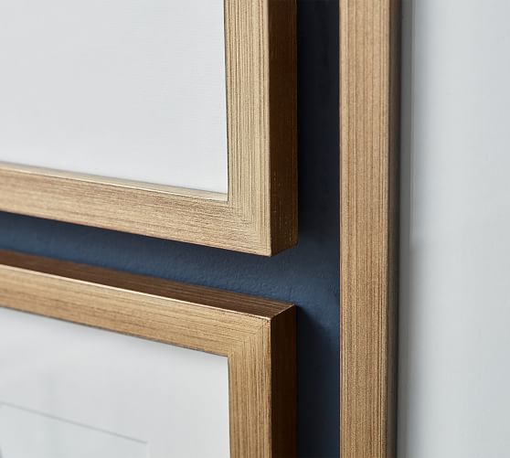Gilt Wood Gallery Frames in a Box, Single Opening Set of 6 Pottery Barn
