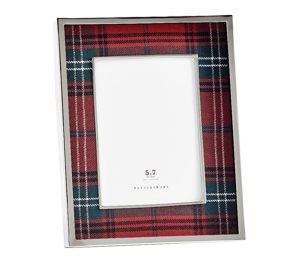 Lynbrook Plaid Picture Frames Pottery Barn