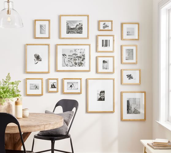 15-Piece Wood Gallery Frame Set | Pottery Barn