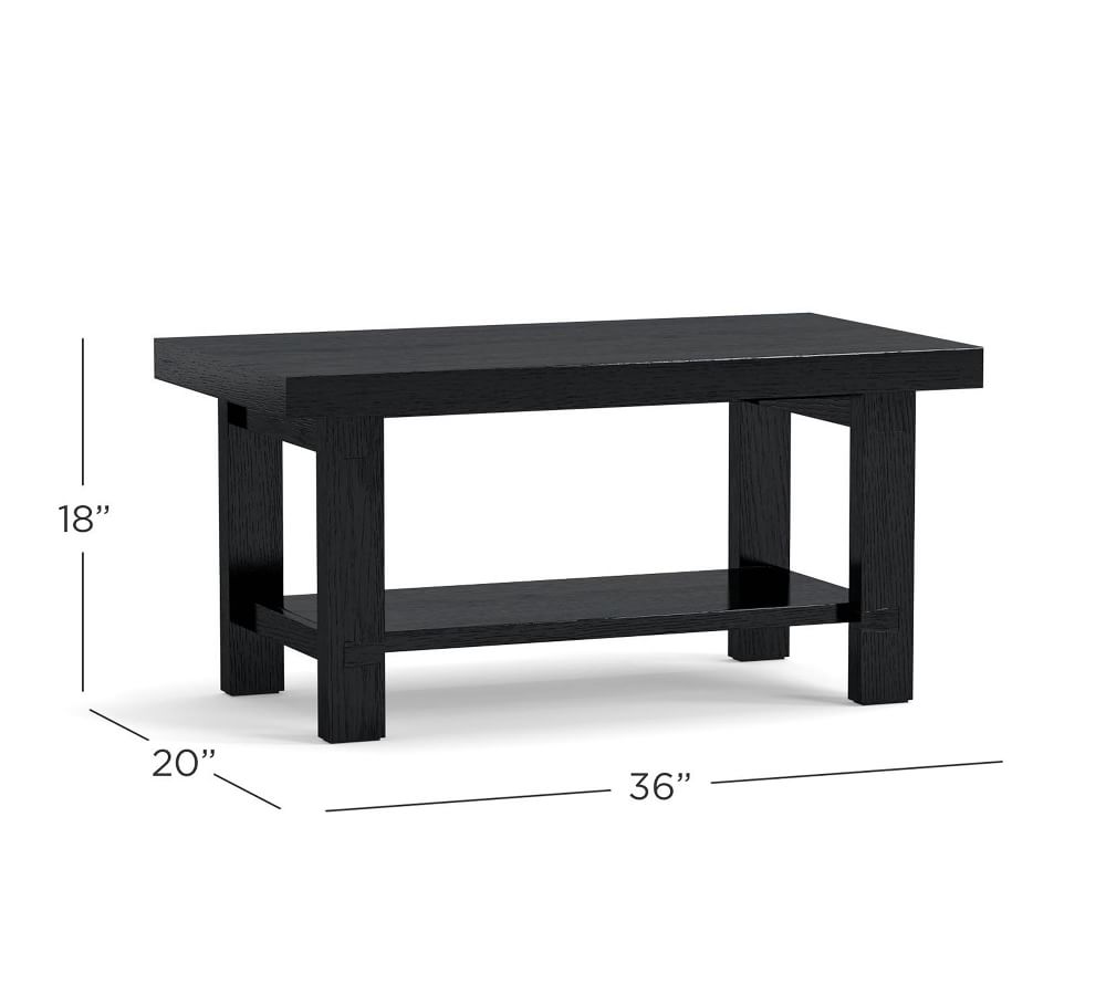 Reed Rectangular Coffee Table | Pottery Barn