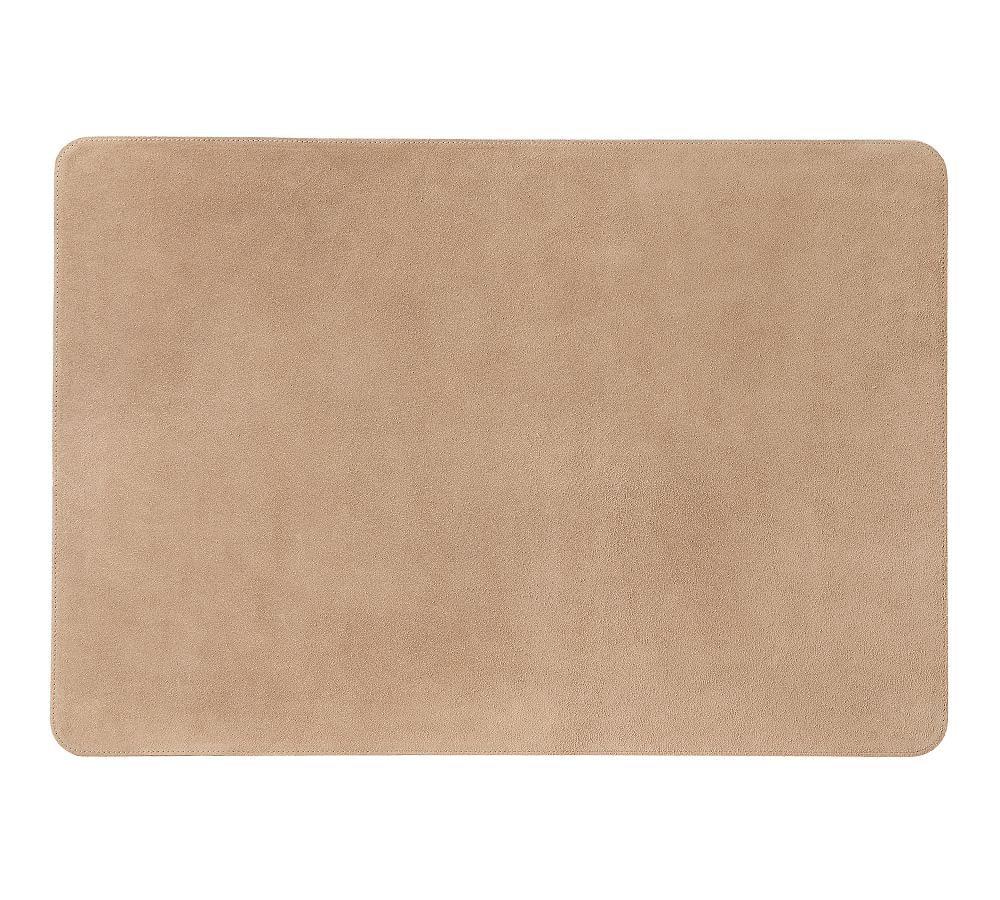 suede desk pad