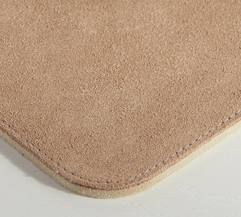 suede desk pad