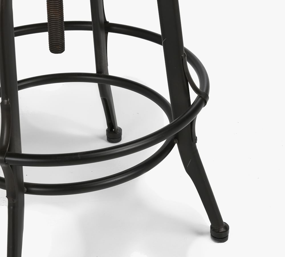 Leary Reclaimed Wood Swivel Counter Stool Pottery Barn