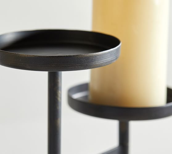 Joan Accordion Multi Pillar Candle Centerpiece Pottery Barn