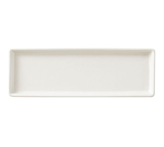 Mason Modular Stoneware Rectangular Appetizer Plates Set of 2