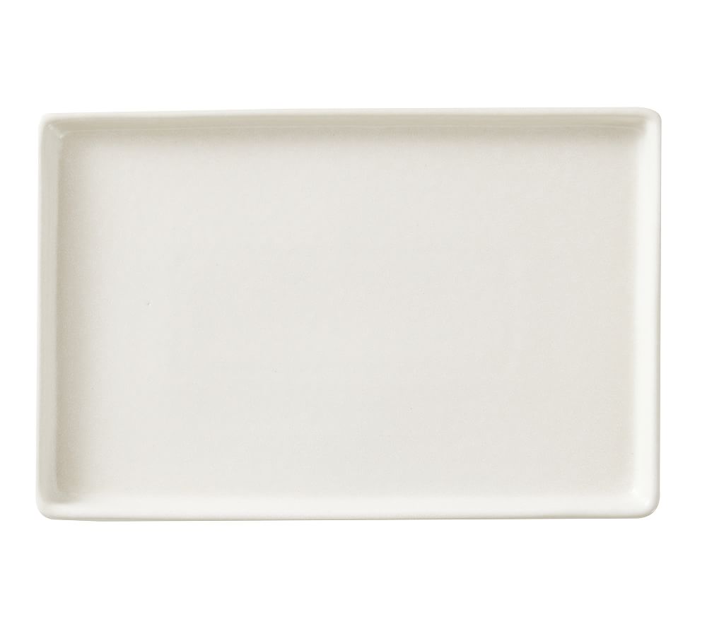Mason Modular Stoneware Rectangular Appetizer Plates Set of 2