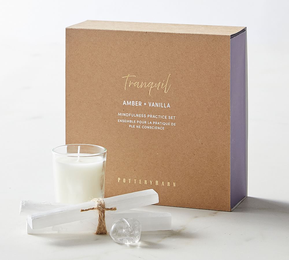 Tranquil Collection Gift Set Amber & Vanilla Pottery Barn