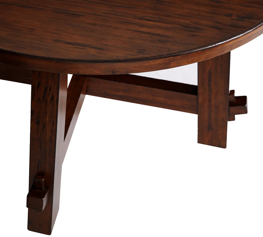 Toscana Round Extending Dining Table Pottery Barn