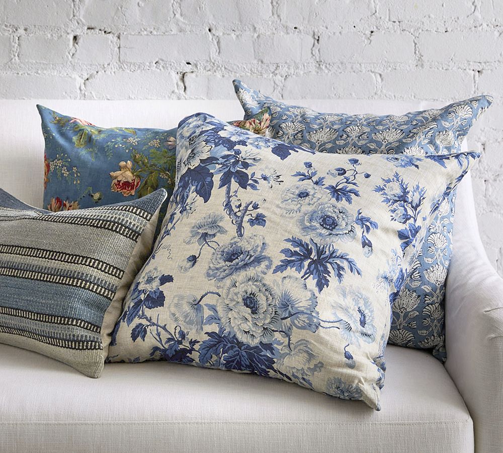 Meadow Floral Printed Pillow | Pottery Barn