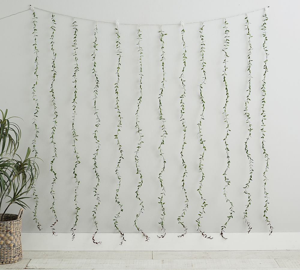 Curtain Leaf String Lights Pottery Barn