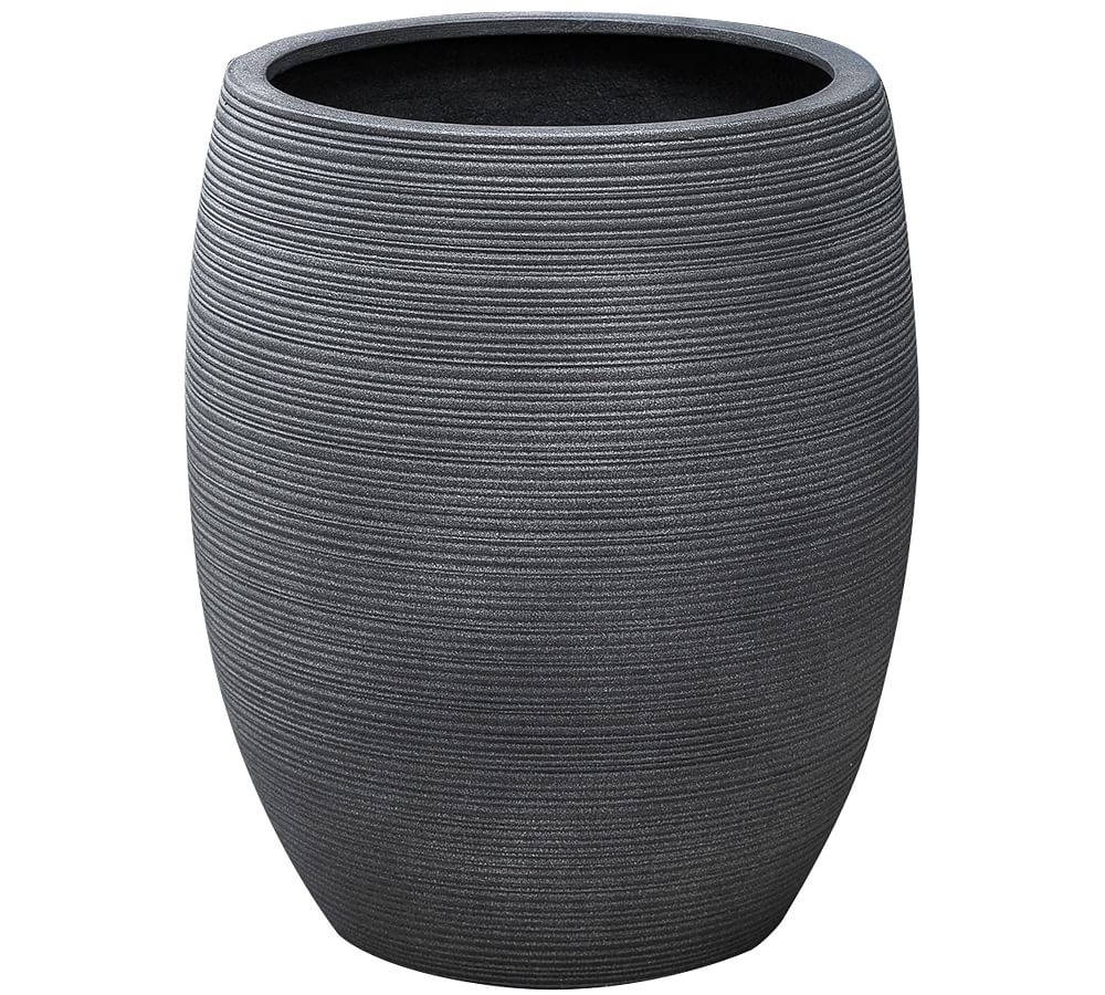 Kash Clay Outdoor Planters Pottery Barn