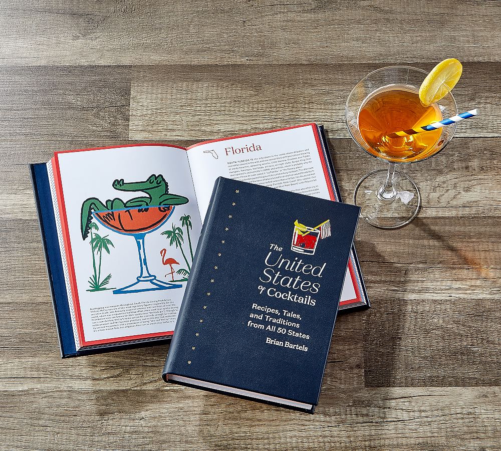 The United States of Cocktails Leather-Bound Book main image 1