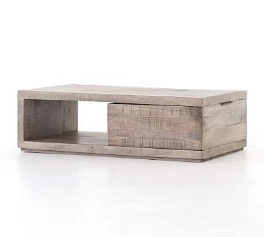 pottery barn dupree coffee table