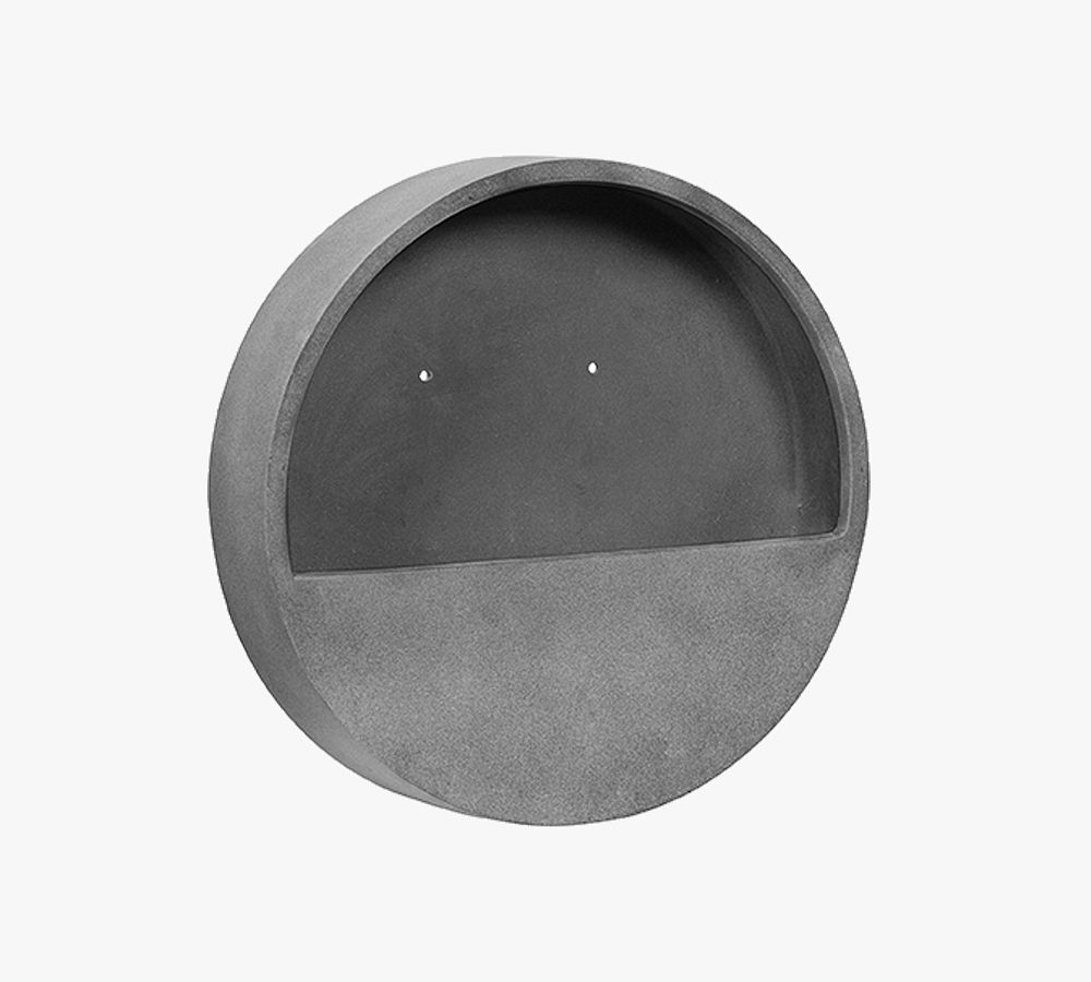 Lightweight Handcrafted Fiber Stone Wall Hanging Indoor/Outdoor Planter