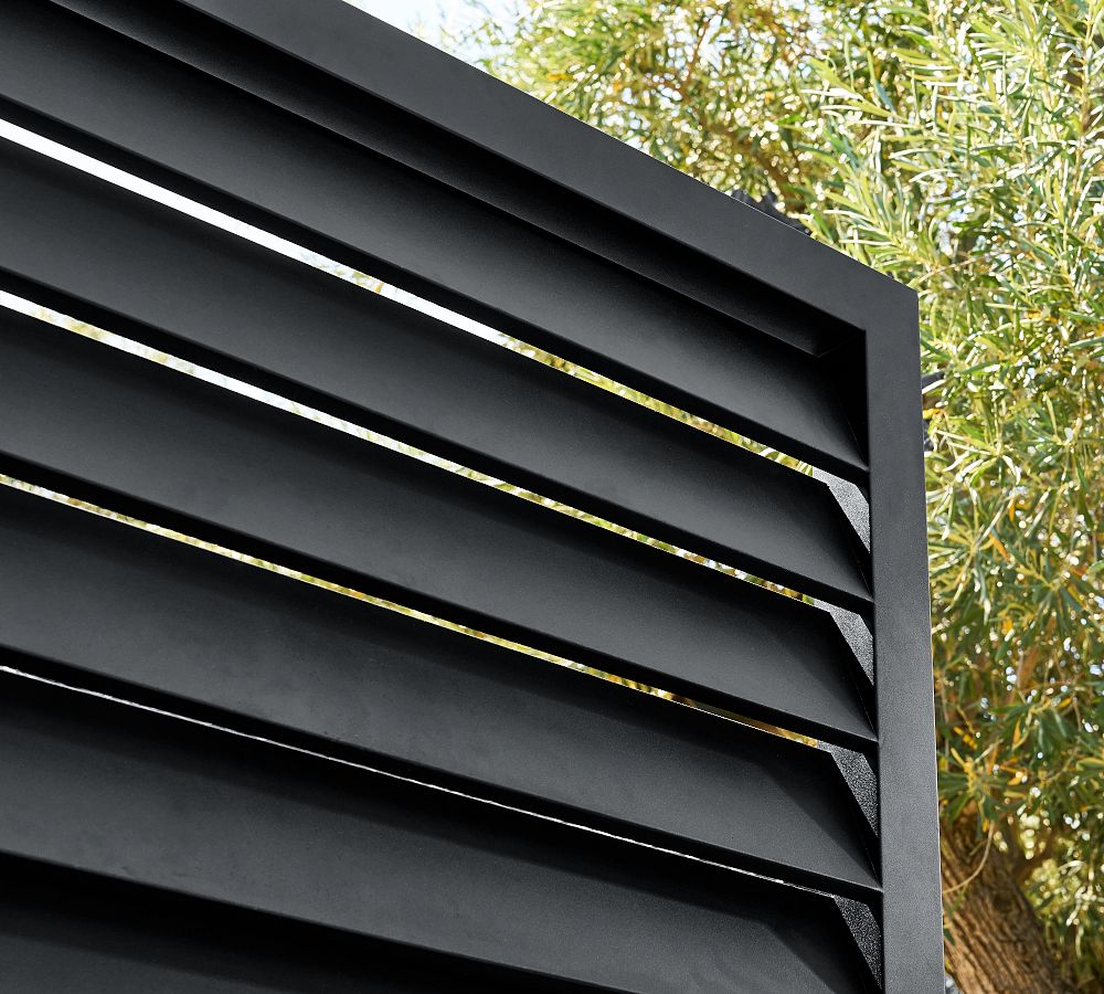 Malibu Metal Outdoor Privacy Screen Pottery Barn