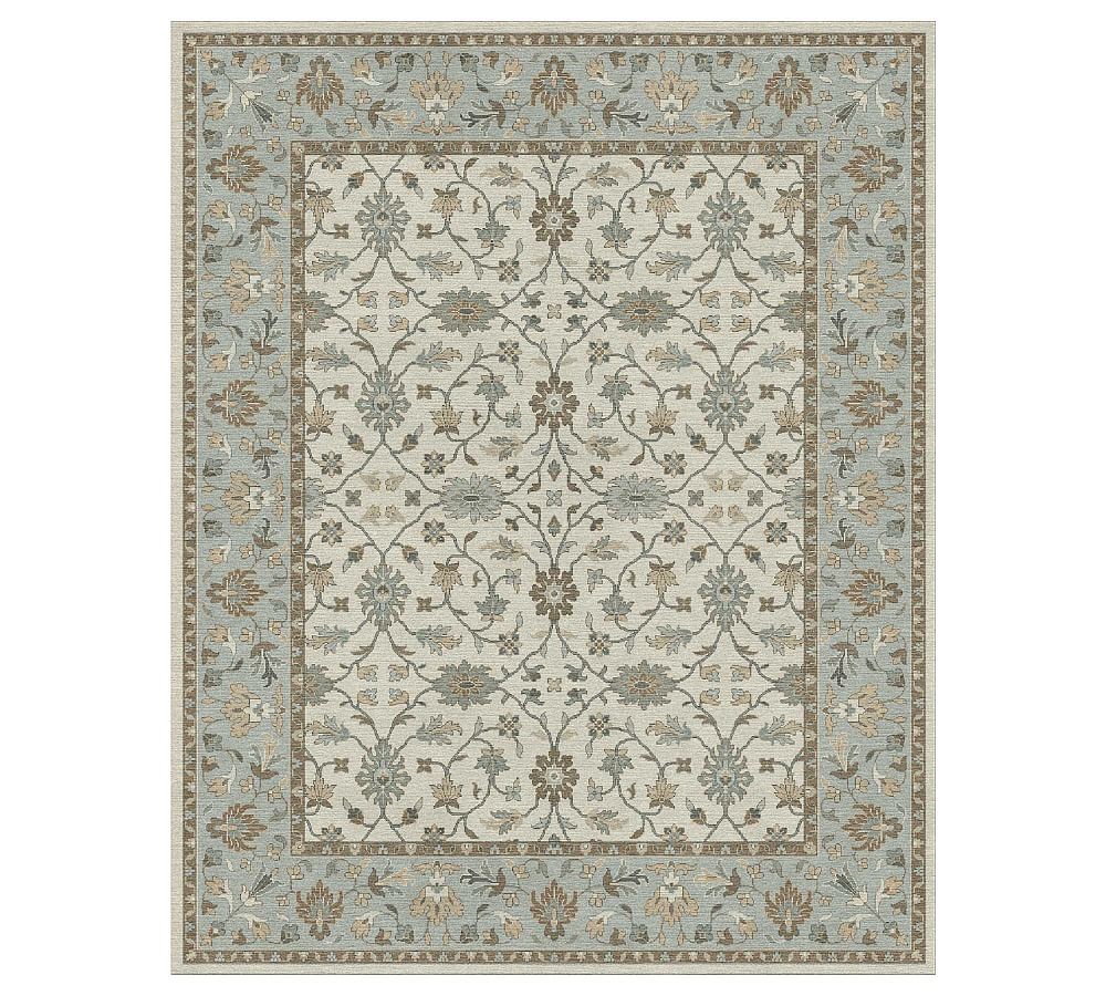 Malika PersianStyle HandTufted Wool Rug Pottery Barn