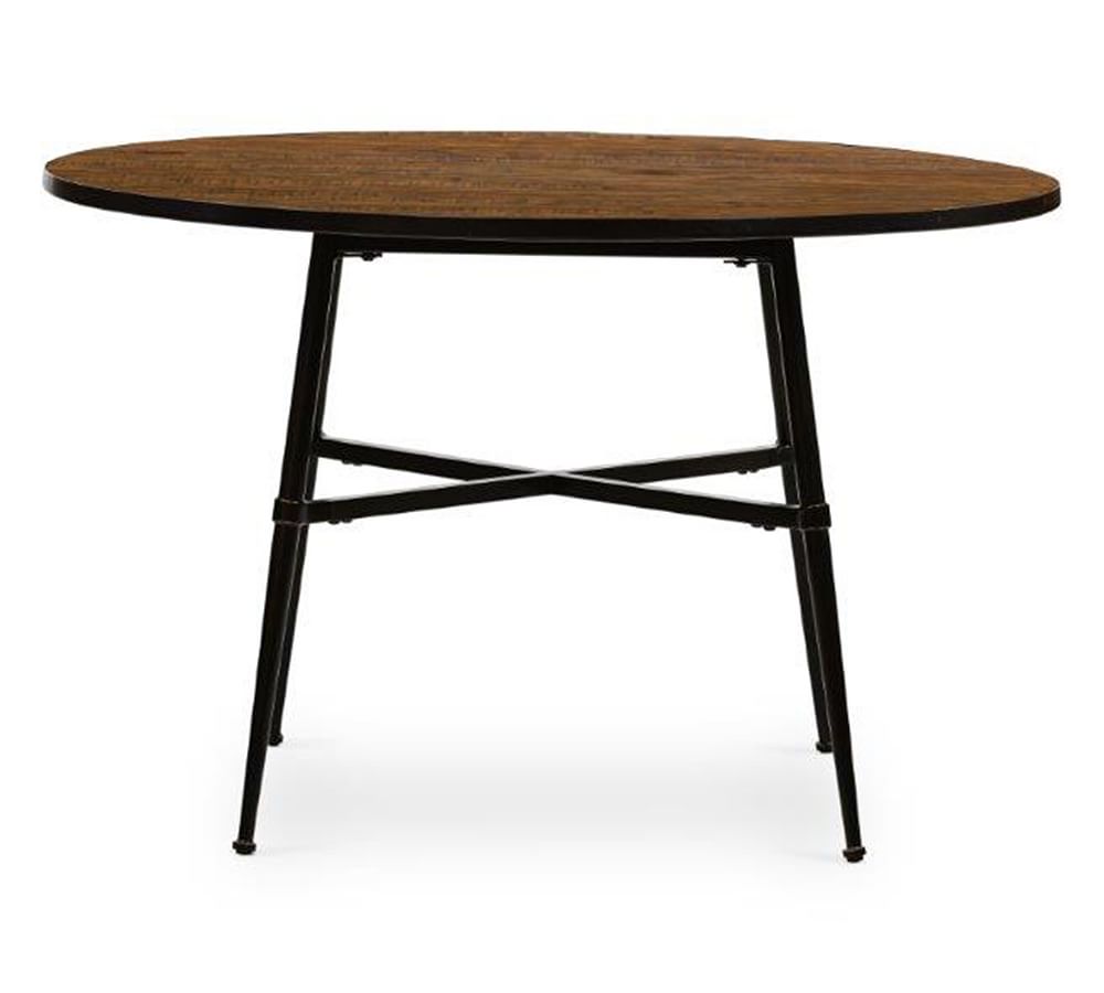 Juno Reclaimed Wood Round Dining Table Pottery Barn