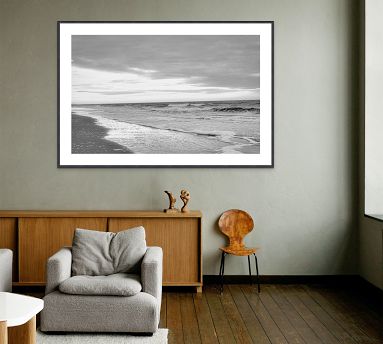 February Beach Print By Lannie Hall 