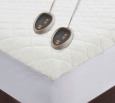 Sherpa Heated Mattress Pad | Pottery Barn