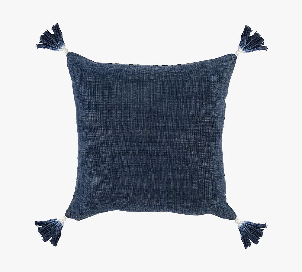 Idelle Printed Throw Pillow Cover With Tassels Pottery Barn