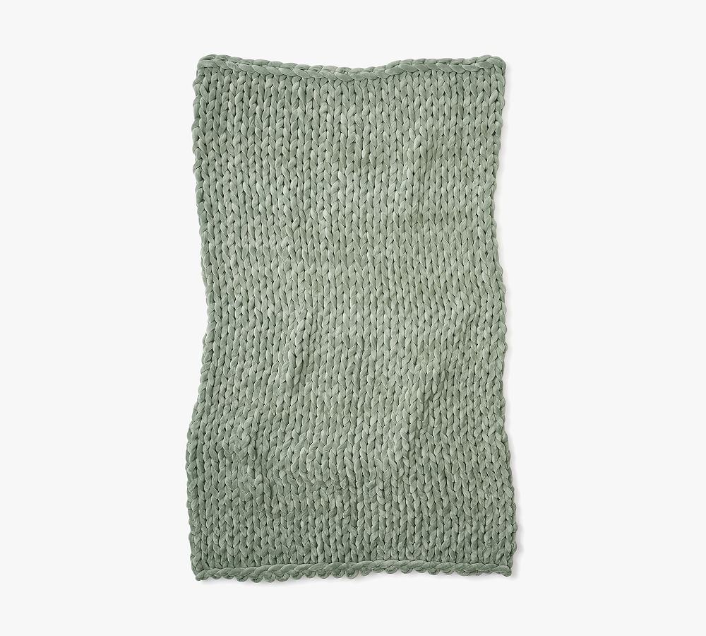 Bearaby Velvet Napper Weighted Blanket Pottery Barn