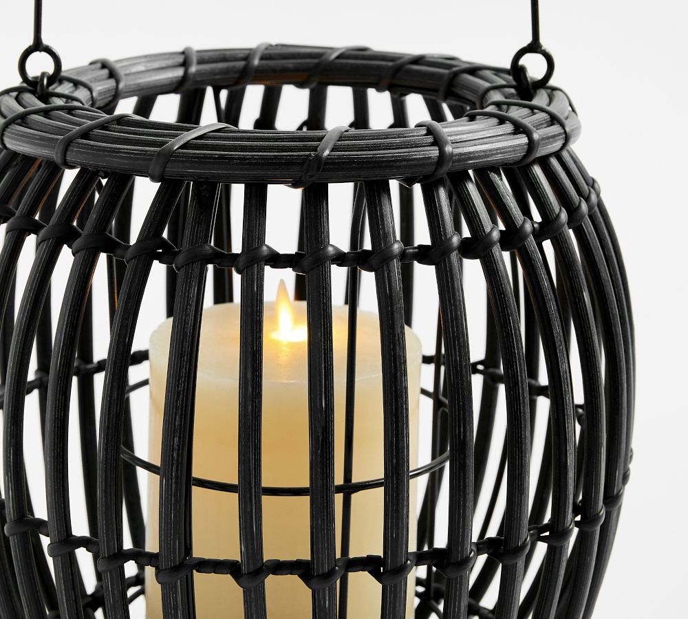 Careyes Handcrafted Outdoor Woven Lantern | Pottery Barn