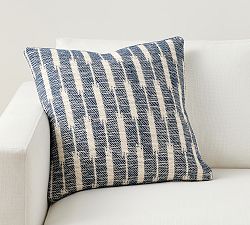 Jacquard Reversible Striped Pillow
