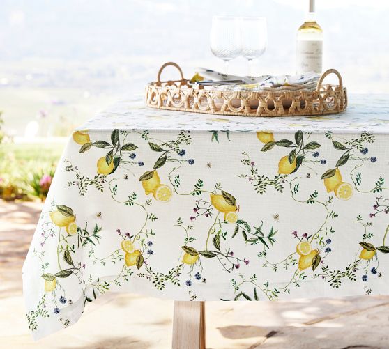 Monique Lhuillier Positano Organic Cotton Tablecloth
