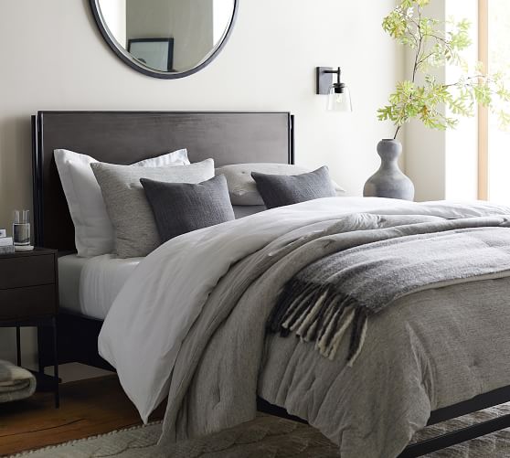 Belgian Flax Linen Jersey Comforter Pottery Barn