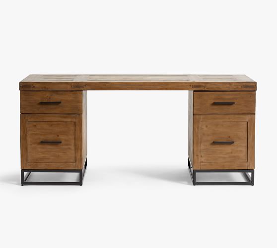 pottery barn double desk