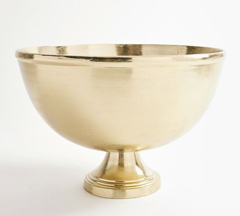 Rustic Footed Champagne Bucket - Gold