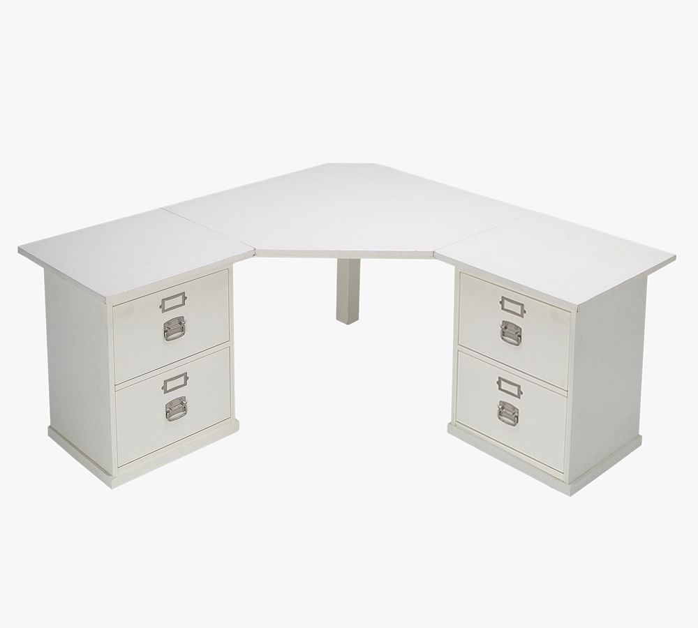 pottery barn bedford desk white