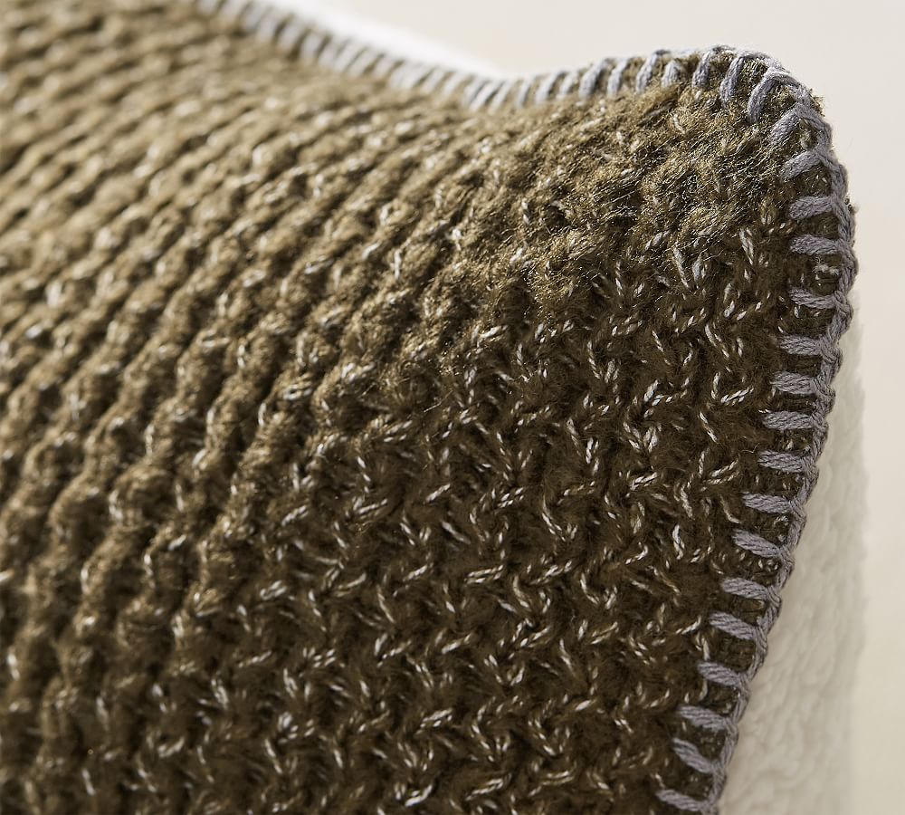Pottery Barn Thermal Sherpa Back Knit Pillow Covers at Kelvin Brown blog