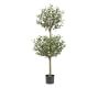 Faux Potted Olive Double Topiary Tree | Pottery Barn