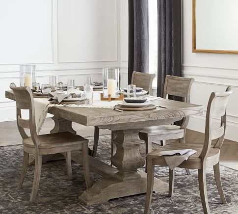 pottery barn banks round table