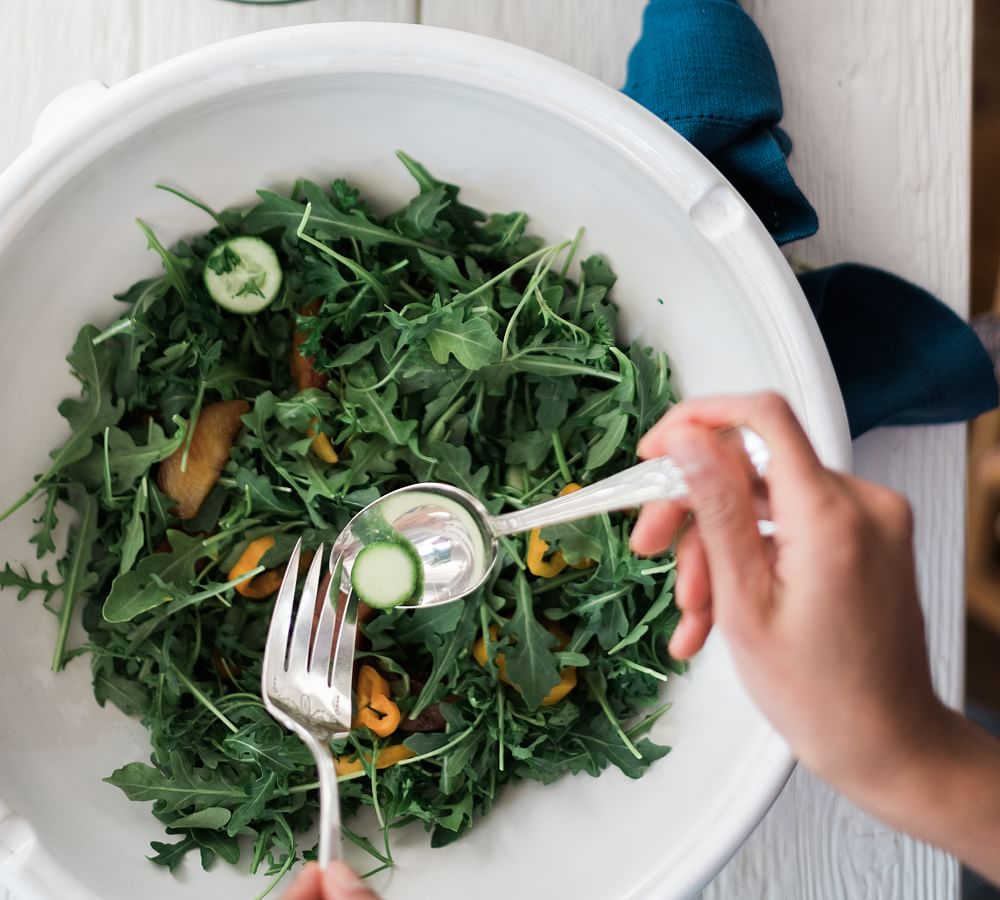 Vintage Found Hotel Silver Serving Utensils Set of 2 Pottery Barn