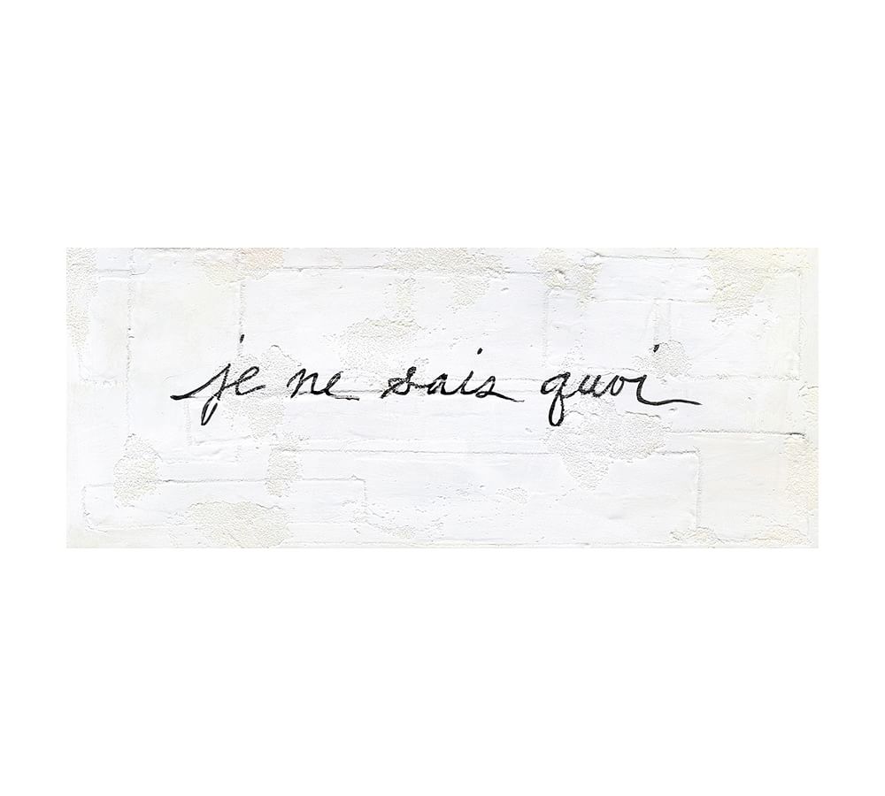 Je Ne Sais Quoi by The Artists Studio Pottery Barn
