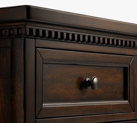 dark brown buffet table