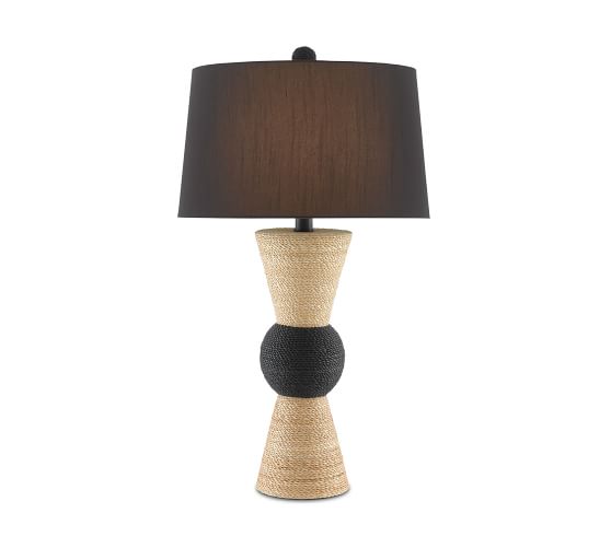 Caterina Abaca Rope Table Lamp | Pottery Barn